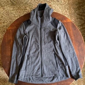 Athleta zip-up hoodie, charcoal, L, EUC